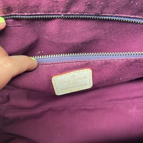 Wine Louis Vuitton handbag signature canvas - Picture 6 of 17